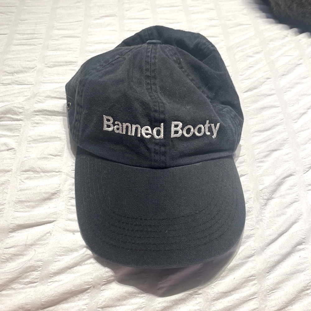Banned booty dad hat